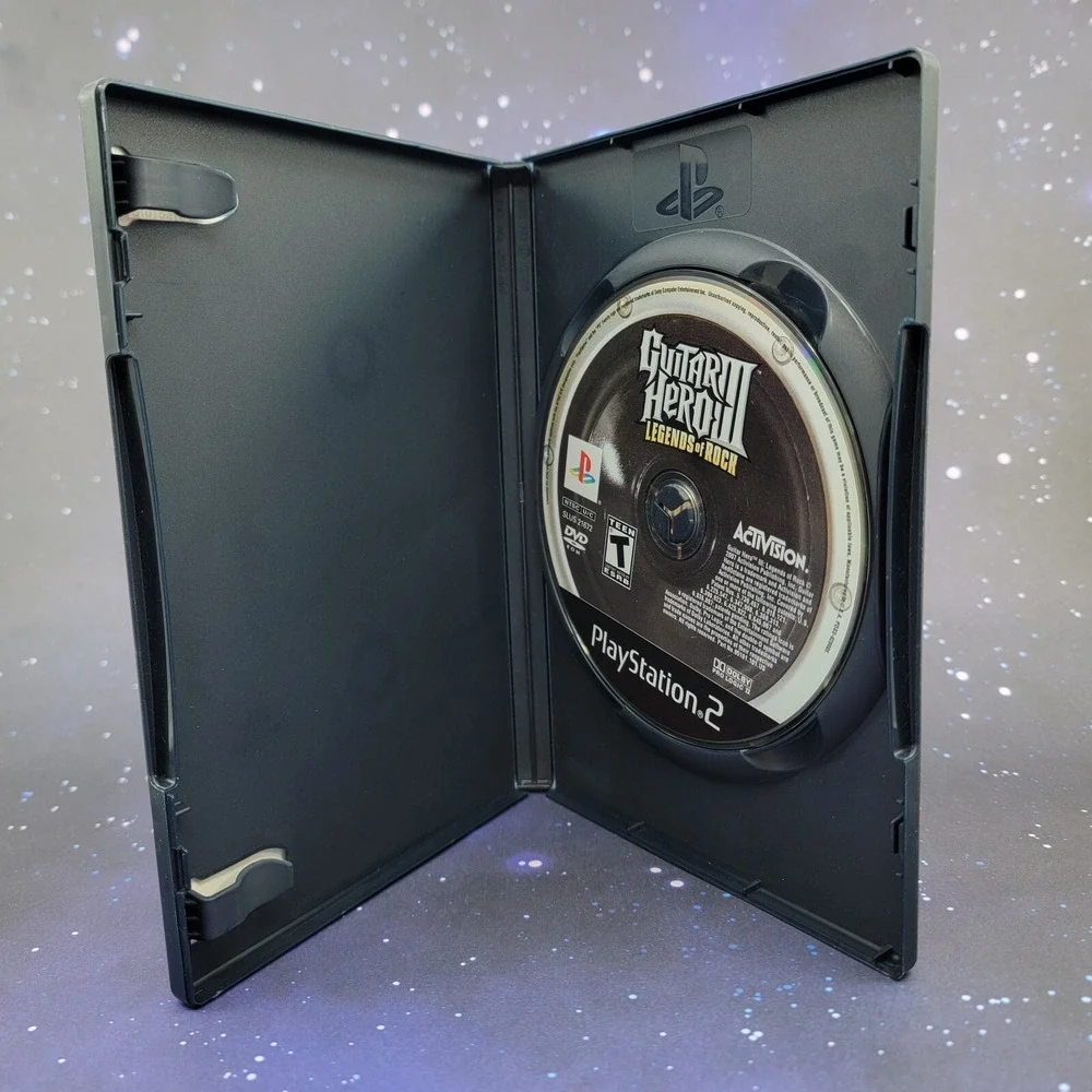 Guitar Hero III Legends of Rock (Sony PlayStation 2,‎ 2007) Video Game No Manual